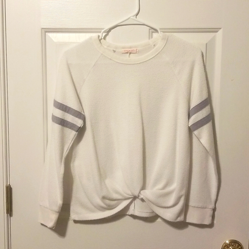 L Girls White Soft Shirt